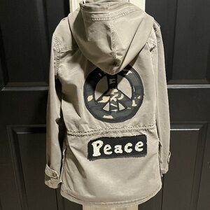 BNCI Noir Light Olive Hooded Jacket